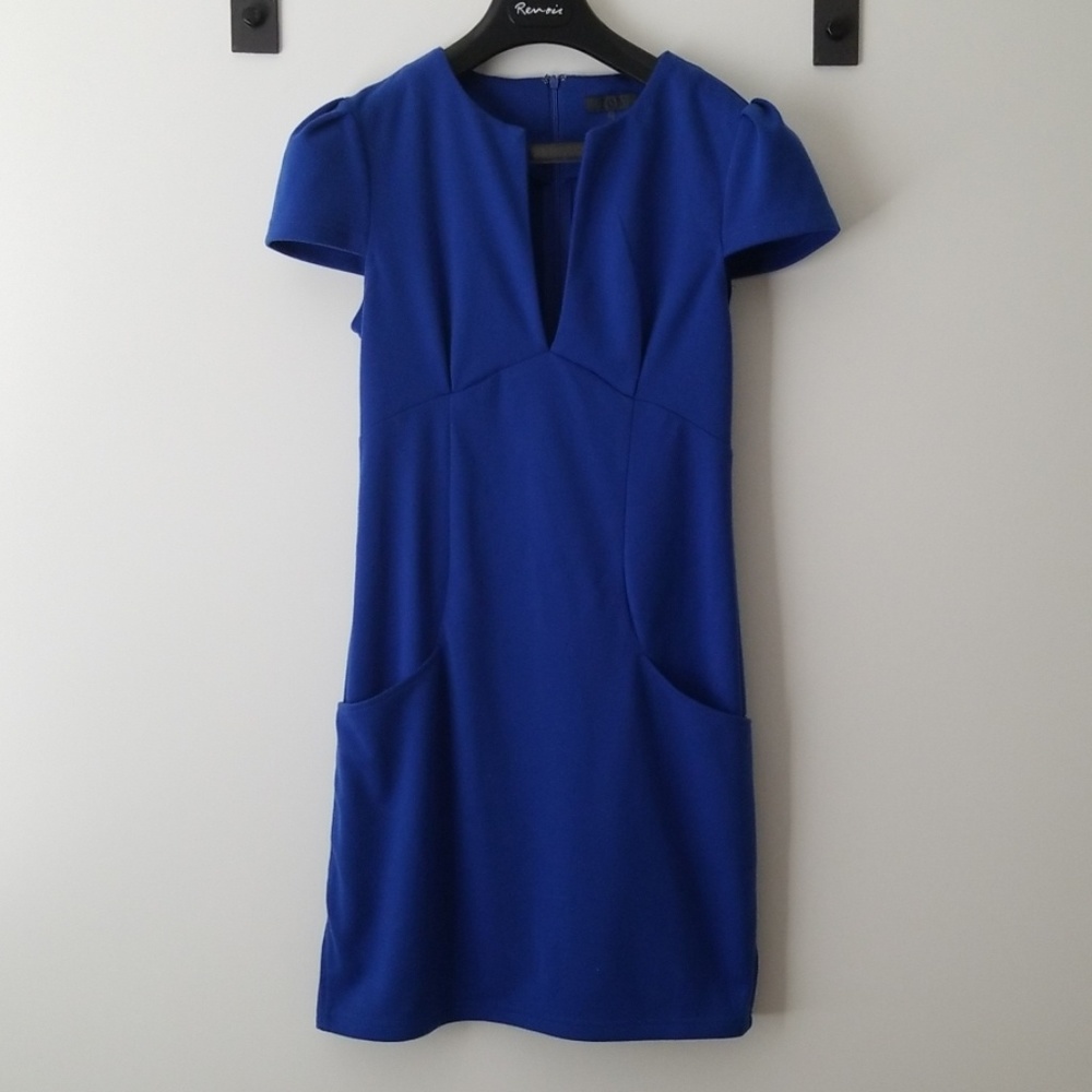 TOV Blue Dress WITH POCKETS - Size S